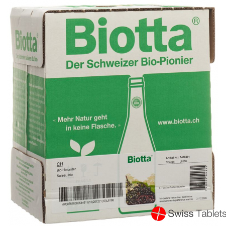 Biotta Bio Holunder 6 Flasche 5dl buy online Biotta Bio Holunder 6 Flasche 5dl buy online