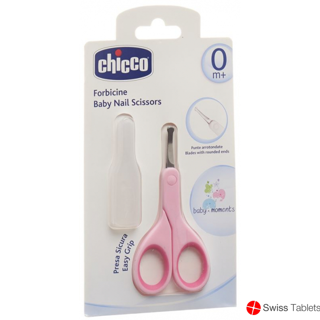 Chicco baby scissors with pink protective cap buy online