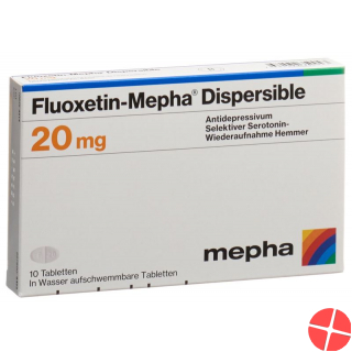 Fluoxetin Mepha Dispersible Tabletten 20mg 10 Stück
