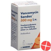 Vancomycin Sandoz Trockensubstanz 500mg i.v. Durchstechflasche