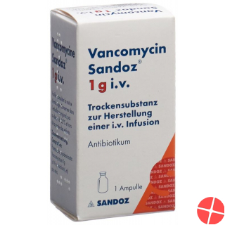 Vancomycin Sandoz Trockensubstanz 1g i.v. Durchstechflasche