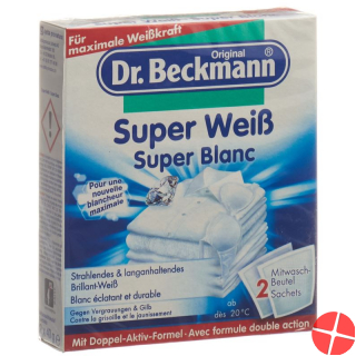 Dr. Beckmann Super Weiss Beutel 2x 40g