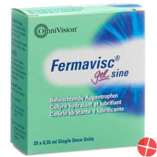 Fermavisc Gel Sine Augentropfen 20 Monodosen 0.35ml