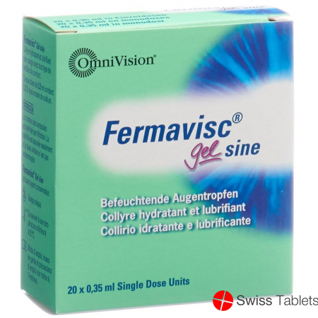 Fermavisc Gel Sine Augentropfen 20 Monodosen 0.35ml buy online