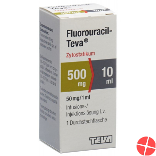 Fluorouracil Teva 500mg/10ml Durchstechflasche 10ml