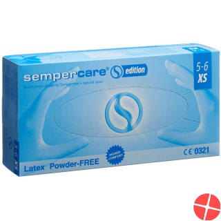 Sempercare Edit Handschuhe XS Latex Ungepudert 100 Stück