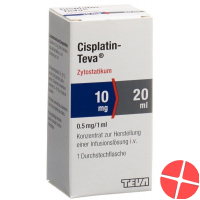 Cisplatin Teva 10mg/20ml Durchstechflasche 20ml