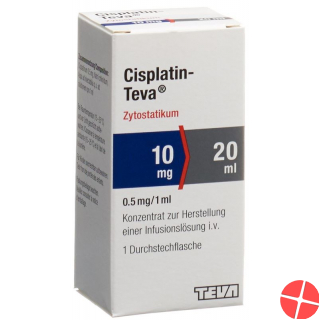 Cisplatin Teva 10mg/20ml Durchstechflasche 20ml