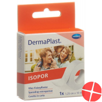 Dermaplast Isopor Fixierpflaster 10mx1.25cm Weiss