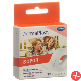Dermaplast Isopor Fixierpflaster 10mx1.25cm Weiss