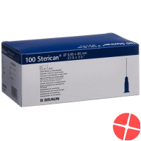 Sterican Nadel 23g 0.60x80mm Blau Luer 100 Stück Sterican Nadel 23g 0.60x80mm Blau Luer 100 Stück