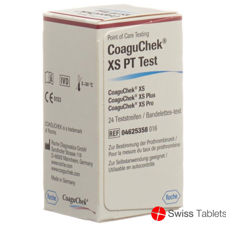 COAGUCHEK XS PT Teststreifen