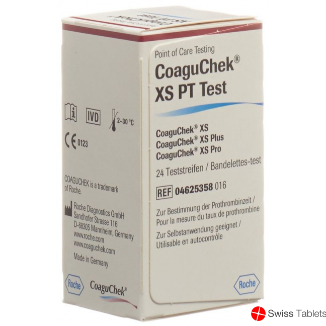 COAGUCHEK XS PT Teststreifen
