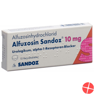 Alfuzosin Sandoz Retard Tabletten 10mg 10 Stück