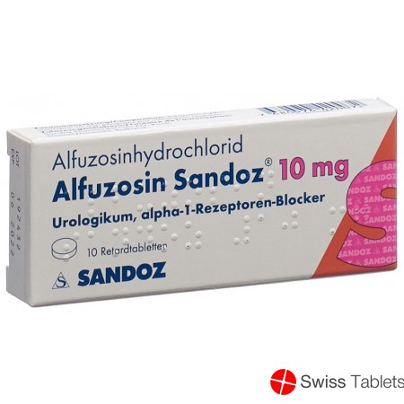 Alfuzosin Sandoz Retard Tabletten 10mg 10 Stück buy online