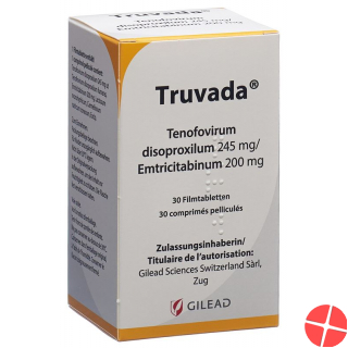 Truvada 245 mg / 200 mg 30 tablets