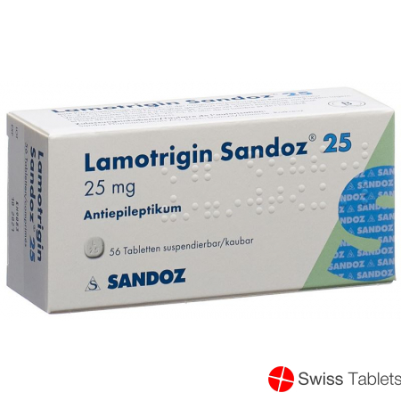 Lamotrigin Sandoz Disp Tabletten 25mg 56 Stück buy online