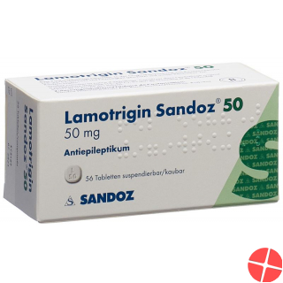 Lamotrigin Sandoz Disp Tabletten 50mg 56 Stück