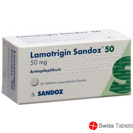 Lamotrigin Sandoz Disp Tabletten 50mg 56 Stück buy online