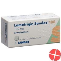 Lamotrigin Sandoz Disp Tabletten 100mg 56 Stück Lamotrigin Sandoz Disp Tabletten 100mg 56 Stück