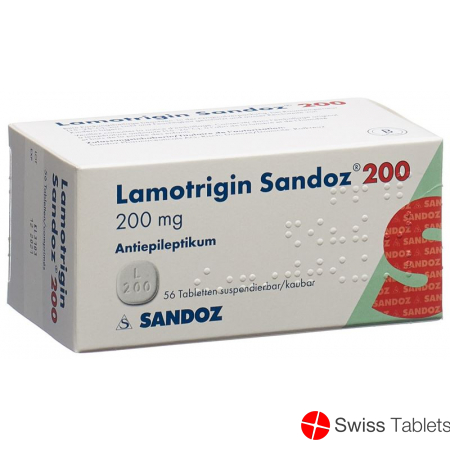 Lamotrigin Sandoz Disp Tabletten 200mg 56 Stück buy online