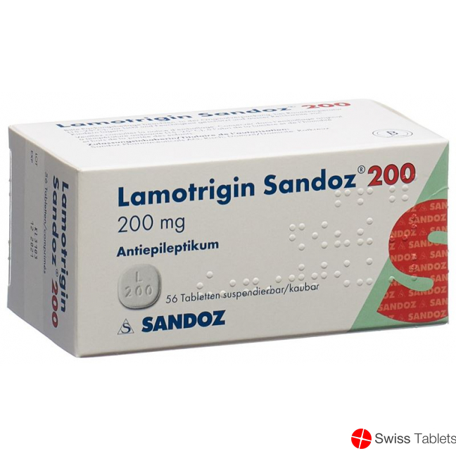 Lamotrigin Sandoz Disp Tabletten 200mg 56 Stück buy online