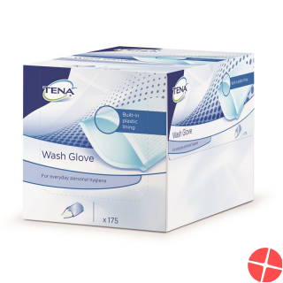 Tena Wash Glove mit Folie 175 Stück Tena Wash Glove mit Folie 175 Stück