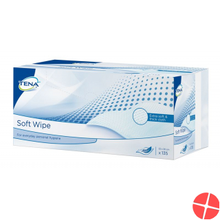 Tena Soft Wipe Waschtücher 30x32cm 135 Stück