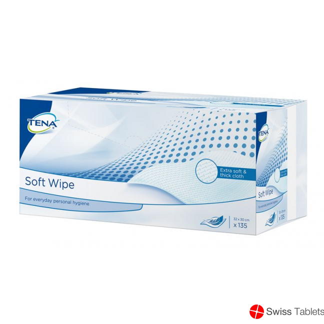 Tena Soft Wipe Waschtücher 30x32cm 135 Stück buy online