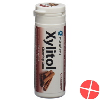 Miradent Xylitol Zahnpflege Kaugummi Zimt 30 Stück