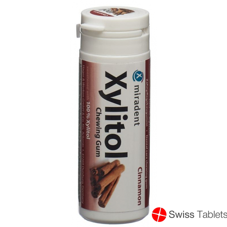 Miradent Xylitol Zahnpflege Kaugummi Zimt 30 Stück buy online