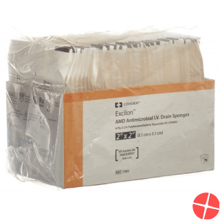 Excilon AMD Schlitzkompresse 5x5cm Steril 35x 2 Stück