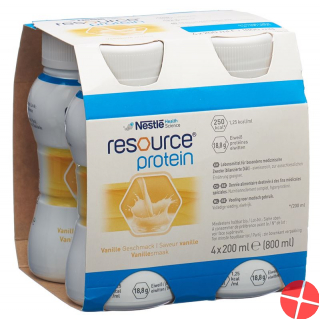 Resource Protein Vanille 4x 200ml