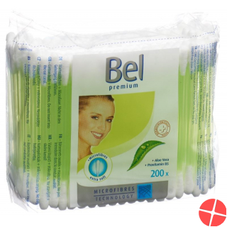 Bel Premium Wattestäbchen Minigrip-Btl 200 Stück