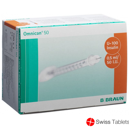 Omnican Insulin 50 0.5ml 0.3x8mm G30 Single 100 X buy online