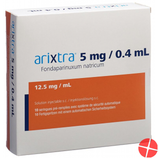 Arixtra Injektionslösung 5mg/0.4ml 10 Fertigspritzen 0.4ml