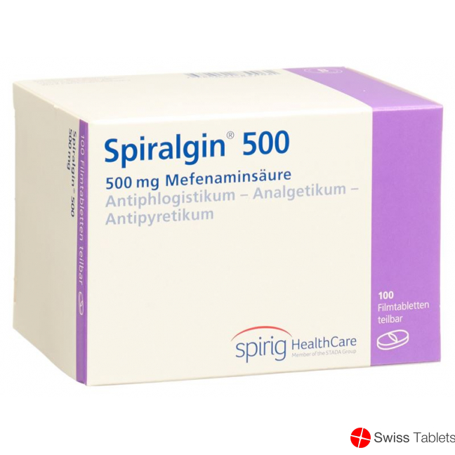 Spiralgin Filmtabletten 500mg 100 Stück buy online