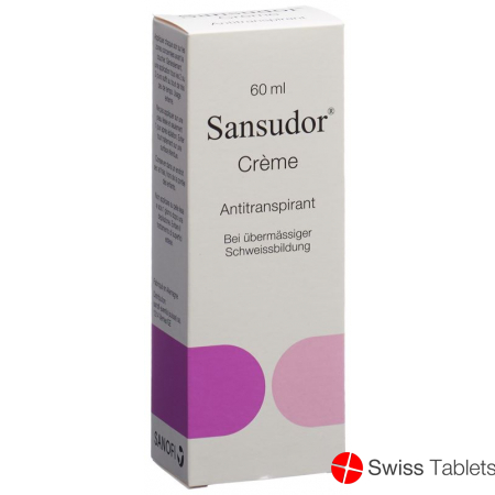 Sansudor Antitranspirant Creme 60ml buy online