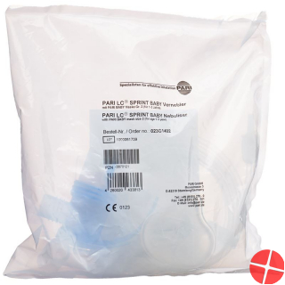 Pari LC Sprint nebulizer with baby nozzle and mask