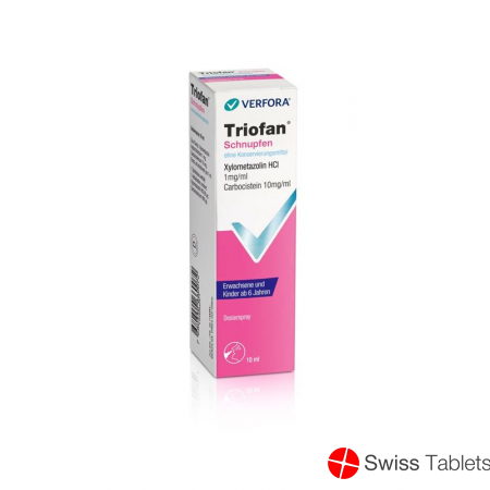 Triofan Schnupfen ohne Konservierungsmittel Spray Erwachsene/Kind 10ml buy online