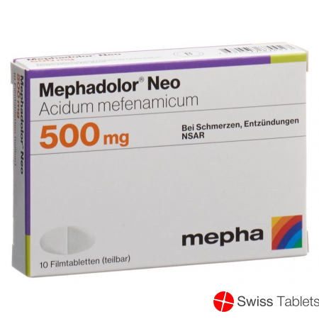 Mephadolor 500 Neo Filmtabletten 500mg 10 Stück buy online