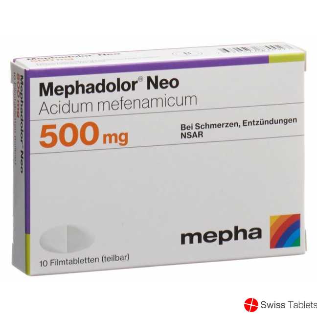Mephadolor 500 Neo Filmtabletten 500mg 10 Stück buy online