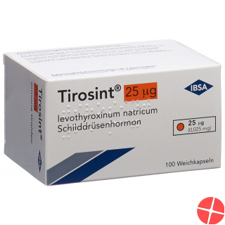 Tirosint Kapseln 25mcg 100 Stück