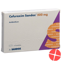 Cefuroxim Sandoz Filmtabletten 500mg 14 Stück Cefuroxim Sandoz Filmtabletten 500mg 14 Stück