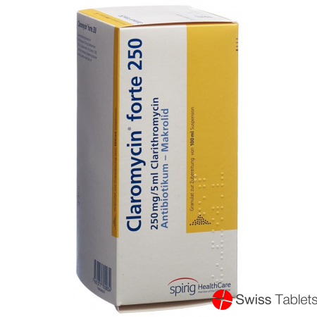 Claromycin Forte Suspension 250mg/5ml 100ml buy online