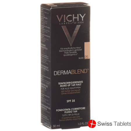 Vichy Dermablend Teintkorrigierendes Make-Up 25 Nude 30ml buy online