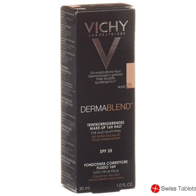 Vichy Dermablend Teintkorrigierendes Make-Up 25 Nude 30ml buy online