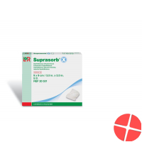 Suprasorb X Wundverband Hydrobalance 9x9cm Steril 5 Stück