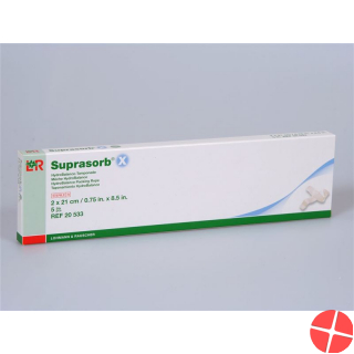 Suprasorb X Tamponade Hydrobal 2x21cm Steril 5 Stück