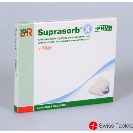 Suprasorb X + Phmb Wundverband Hydro 14x20cm Steril 5 Stück buy online